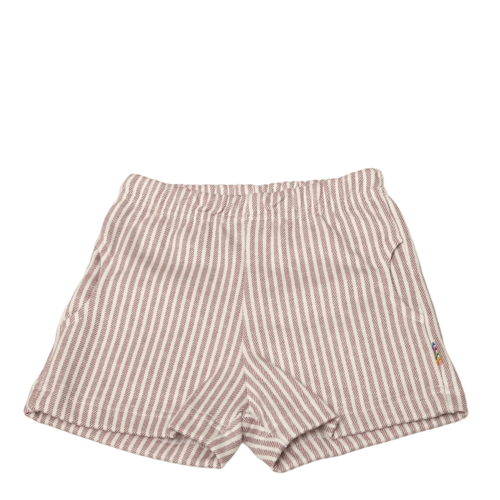 Joha bomulds shorts - Hvid/Rød