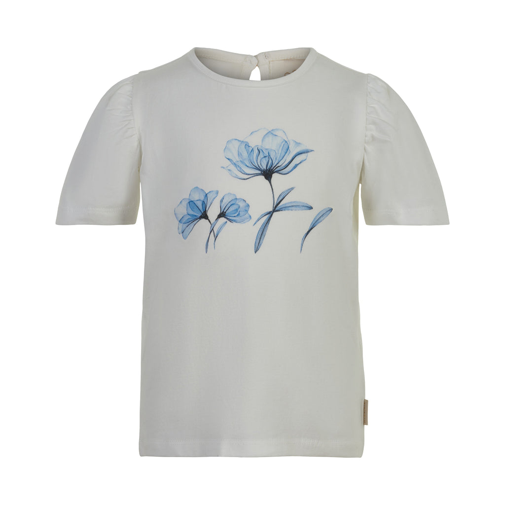Creamie t-shirt flower - Xenon blue