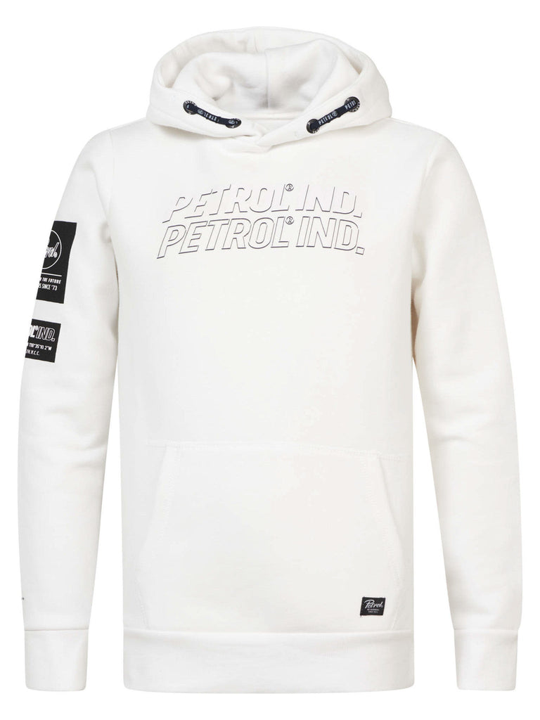 Petrol hoodie - Bright white