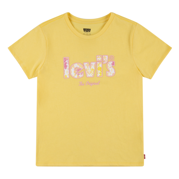 Levis t-shirt m. pink tie dye poster logo - Snapdragon